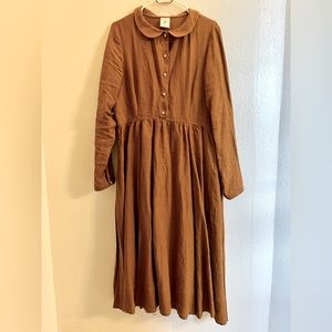 Linen Son de Flor dress